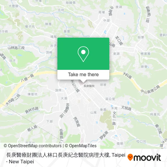 長庚醫療財團法人林口長庚紀念醫院病理大樓地圖