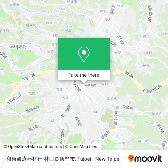 和康醫療器材行-林口長庚門市地圖
