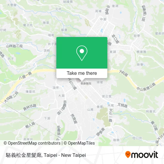駱義松金星髮廊地圖