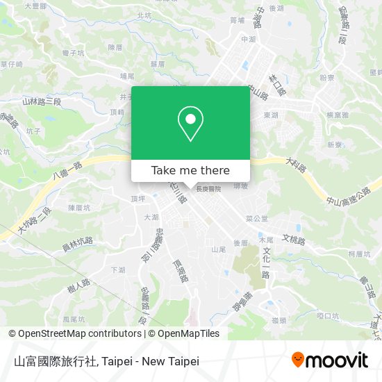 山富國際旅行社 map