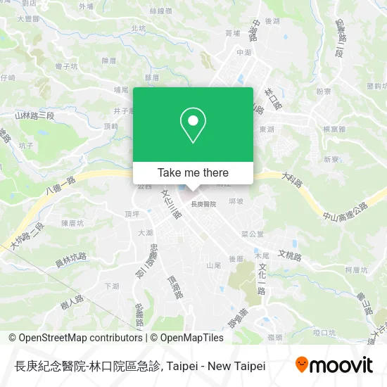 長庚紀念醫院-林口院區急診地圖