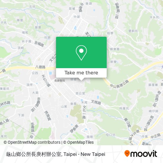 龜山鄉公所長庚村辦公室 map