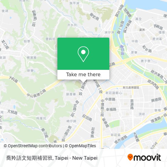 喬羚語文短期補習班 map