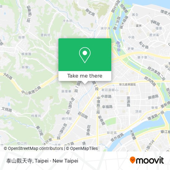 泰山觀天寺 map