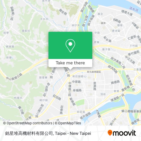 銘星堆高機材料有限公司 map