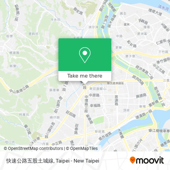 快速公路五股土城線 map