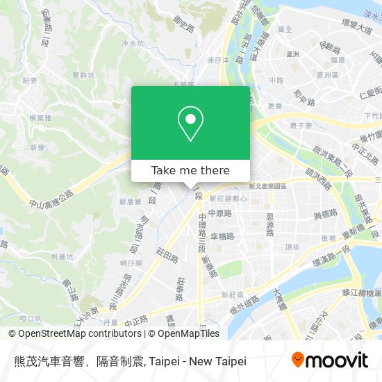 熊茂汽車音響、隔音制震 map