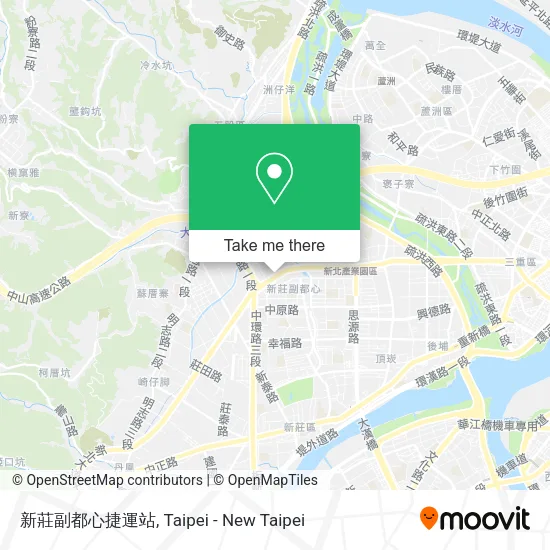 新莊副都心捷運站地圖