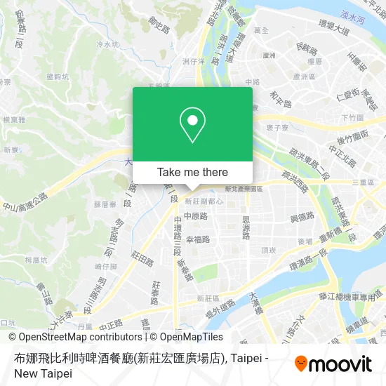 布娜飛比利時啤酒餐廳(新莊宏匯廣場店)地圖