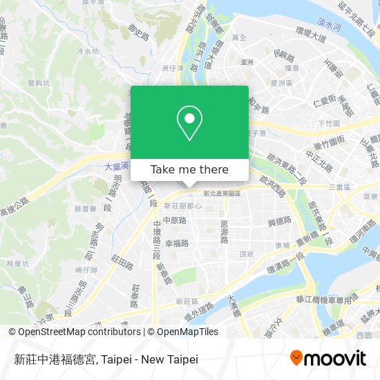 新莊中港福德宮 map