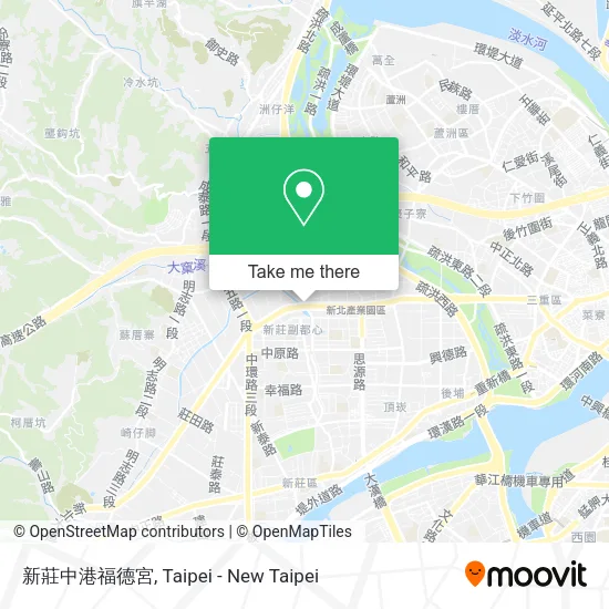 新莊中港福德宮地圖