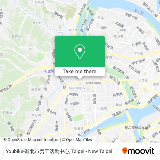 Youbike-新北市勞工活動中心 map