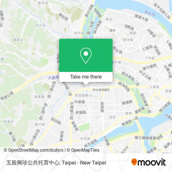 五股興珍公共托育中心地圖