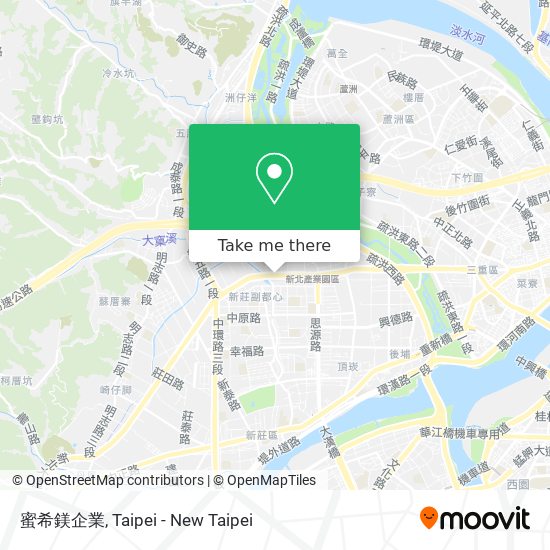 蜜希鎂企業 map