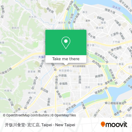 开饭川食堂- 宏汇店 map