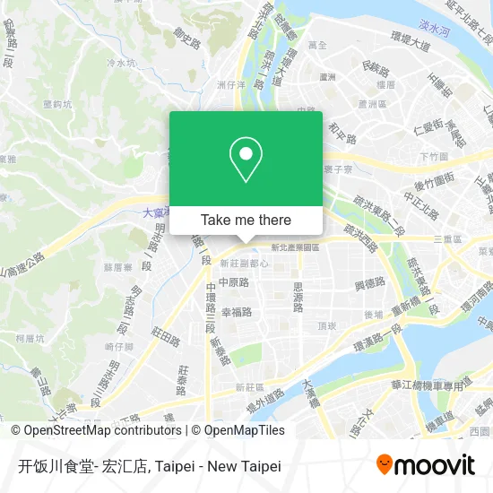 开饭川食堂- 宏汇店 map