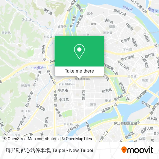 聯邦副都心站停車場 map