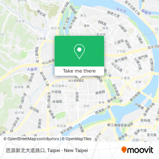 思源新北大道路口地圖