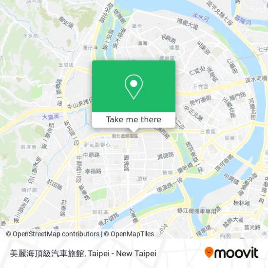 美麗海頂級汽車旅館 map