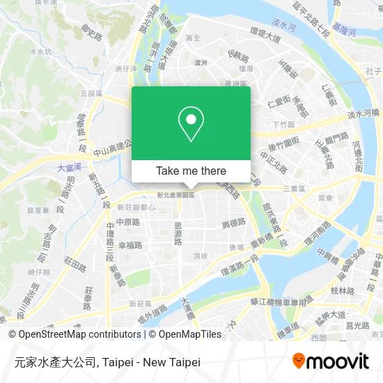 元家水產大公司地圖