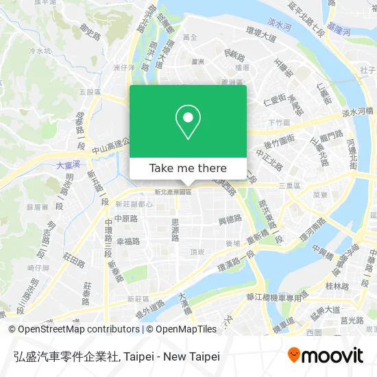 弘盛汽車零件企業社 map