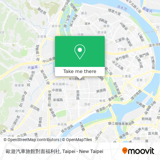 歐遊汽車旅館對面福利社 map