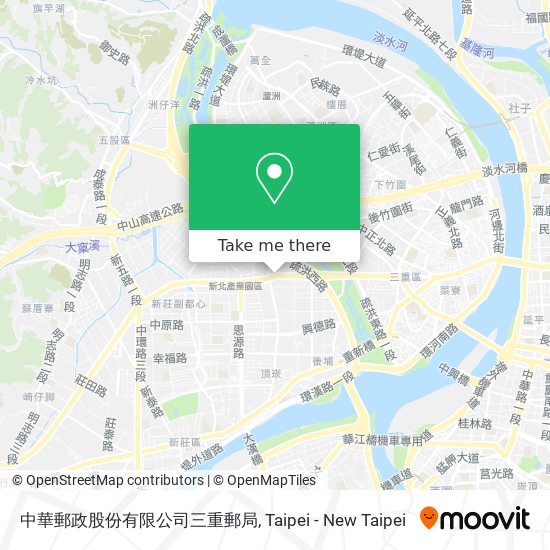 中華郵政股份有限公司三重郵局 map