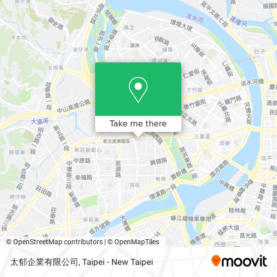 太郁企業有限公司地圖