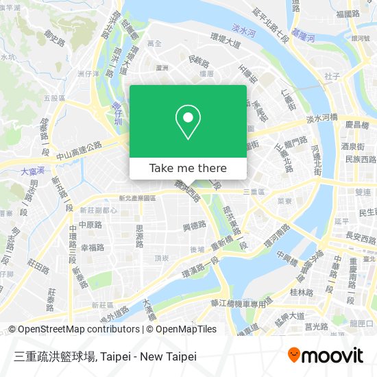三重疏洪籃球場 map