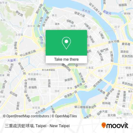 三重疏洪籃球場地圖