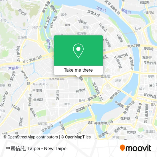 中國信託地圖