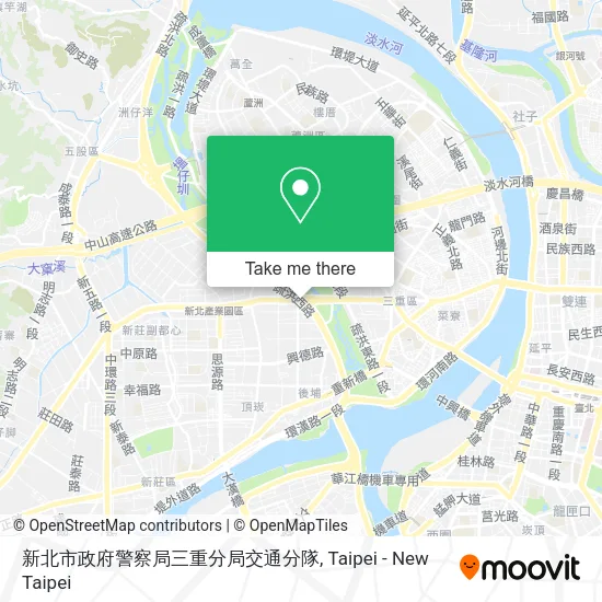 新北市政府警察局三重分局交通分隊地圖