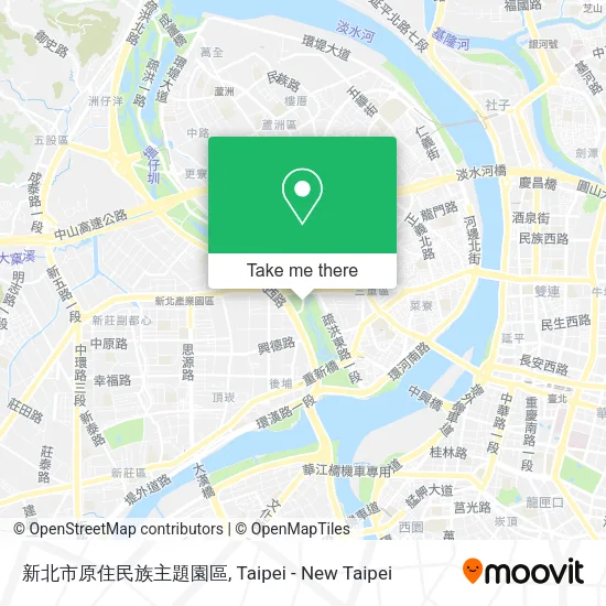 新北市原住民族主題園區地圖
