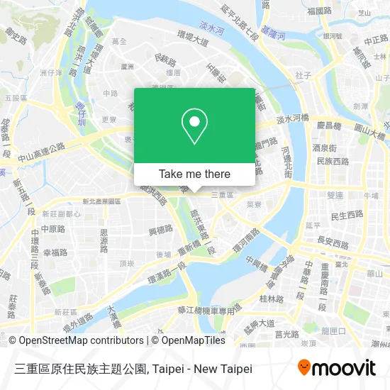 三重區原住民族主題公園地圖