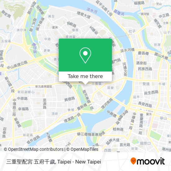 三重聖配宮 五府千歲地圖