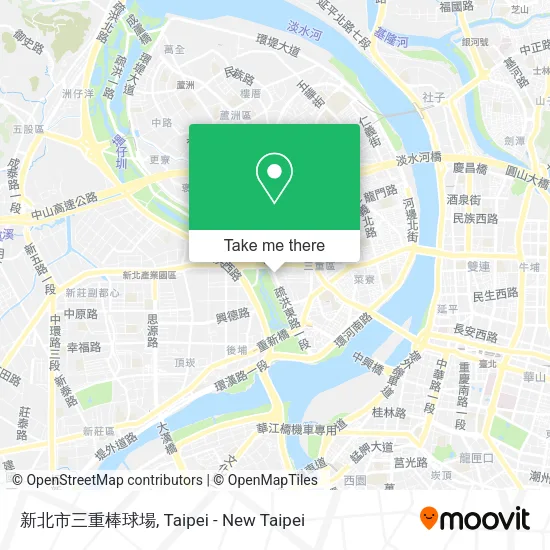 新北市三重棒球場 map