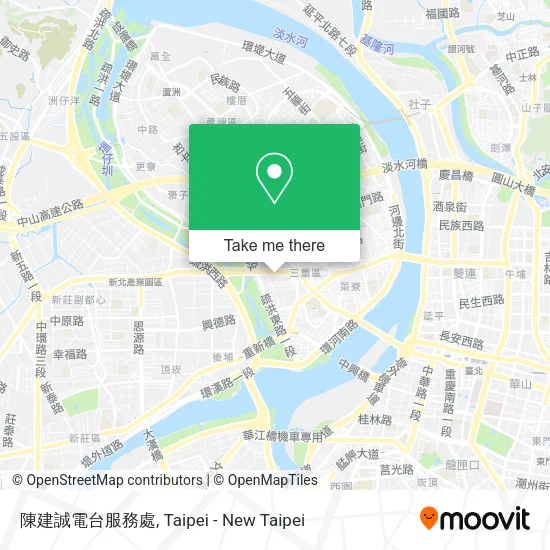 陳建誠電台服務處地圖
