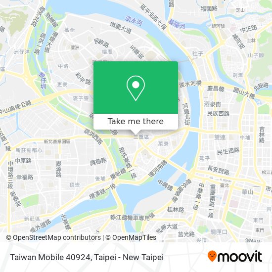 Taiwan Mobile 40924地圖