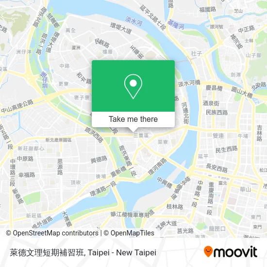 萊德文理短期補習班 map