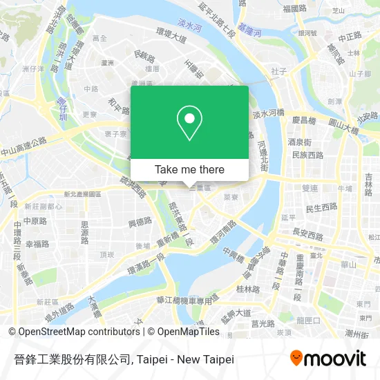 晉鋒工業股份有限公司地圖