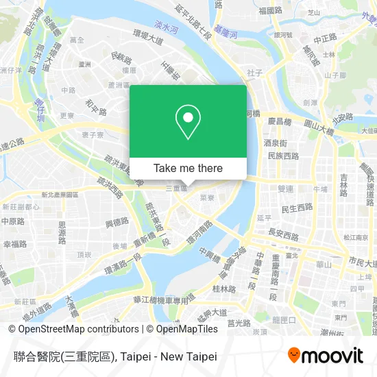 聯合醫院(三重院區)地圖