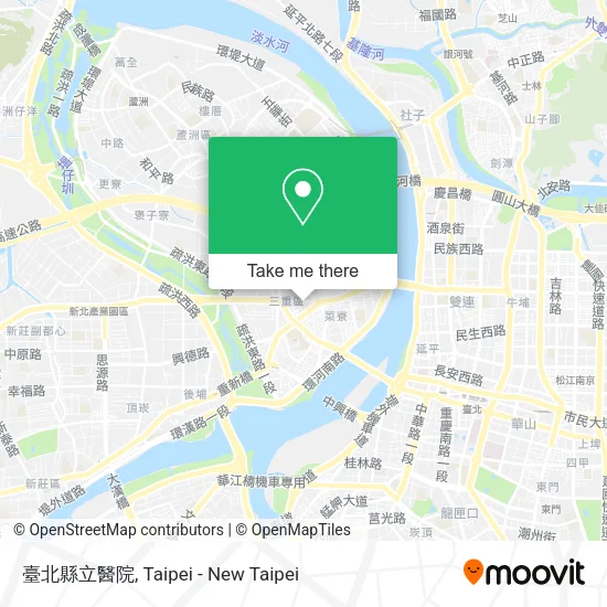 臺北縣立醫院地圖