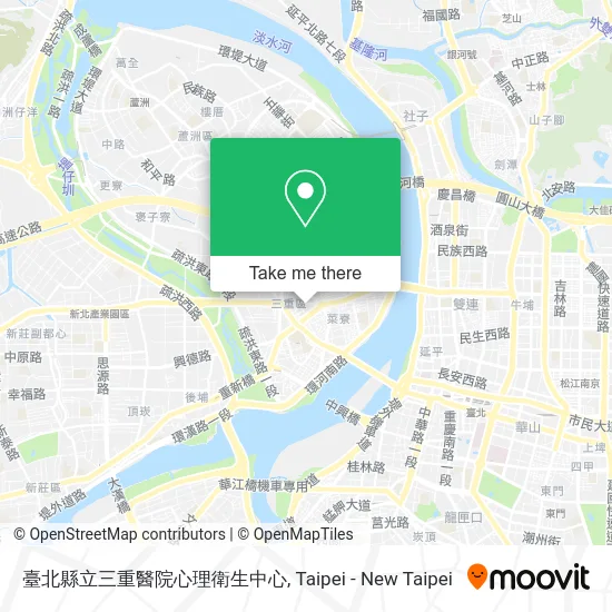 臺北縣立三重醫院心理衛生中心 map