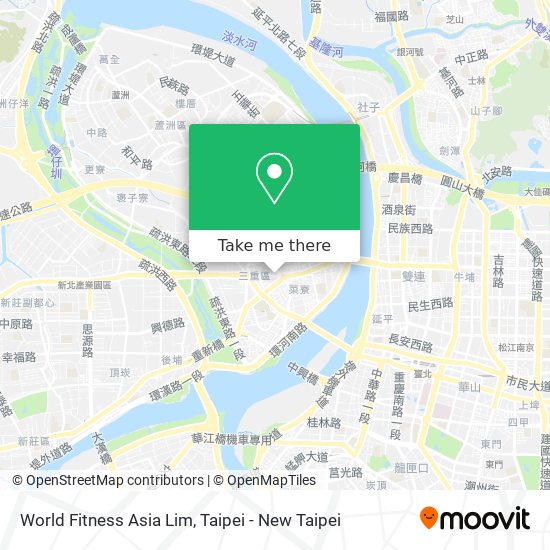World Fitness Asia Lim map