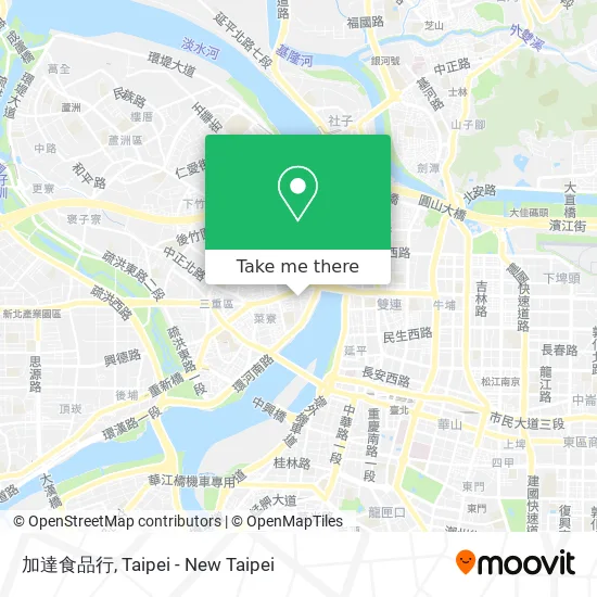 加達食品行 map