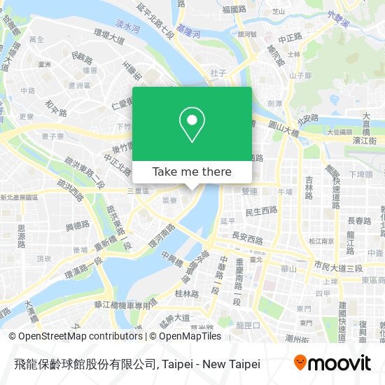 飛龍保齡球館股份有限公司地圖