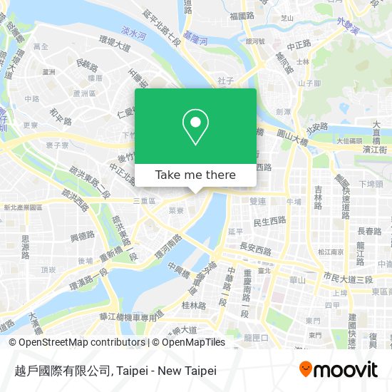 越戶國際有限公司 map