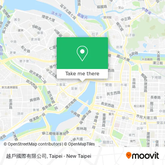 越戶國際有限公司 map