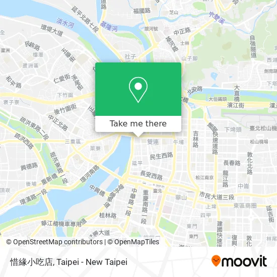 惜緣小吃店 map