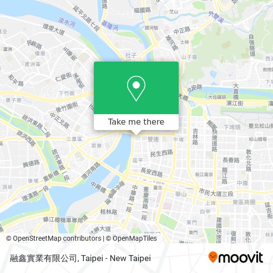 融鑫實業有限公司 map